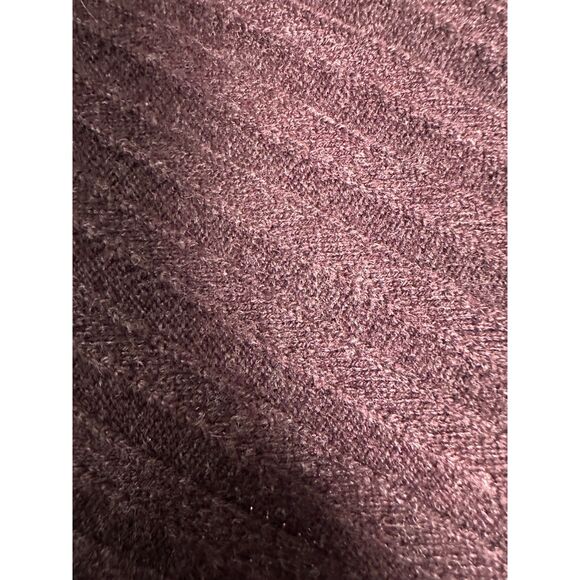 Eileen Fisher Ribbed Boatneck Cashmere Purple Sweater PS Petite Small 6 - 8 - Picture 4 of 8